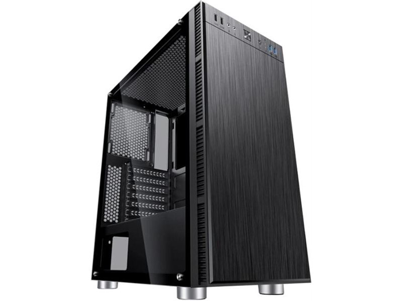 корпус Accord 3407 black w/o PSU ATX 8x120mm 2xUSB2.0 1xUSB3.0 audio bott PSU