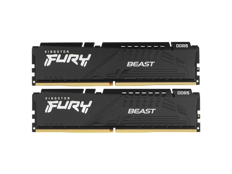 Память DDR5 2x32GB 6000MHz Kingston KF560C36BBE2K2-64 Fury Beast Black Expo RTL Gaming PC5-48000 CL36 DIMM 288-pin 1.35В kit single rank с радиатором Ret