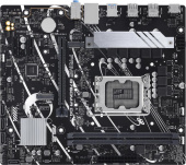 ASUS PRIME B760M-R D4 (Socket 1700, mATX, 2xDDR4(64GB), HDMI 2.1, 1xPCIe 4.0x16/2xPCIe 4.0 x1 , 1xLAN (2.5GbE), 4xSATA 6Gb/s, 2xM.2, 4xUSB 3.2, 4xUSB 2.0)