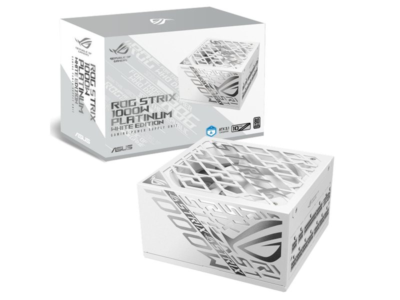 Блок питания ПК ASUS ROG-STRIX-1000P-GAMING-WHITE