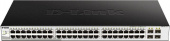 Коммутатор D-Link DGS-1210-52MP/ME/B2A 48x1Гбит/с 4SFP 48PoE 370W управляемый