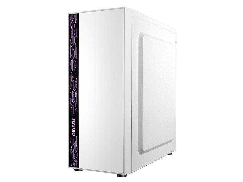 Ginzzu A390 White Window RGB подсветка 1*USB 3.0, 2*USB 2.0, AU