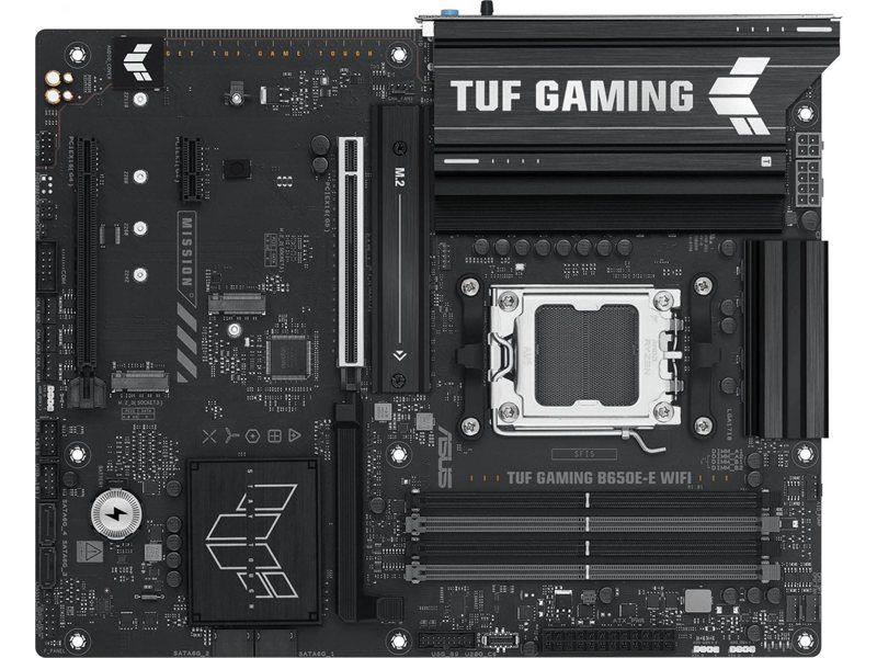 Материнская плата Asus TUF GAMING B650E-E WIFI Socket AM5 AMD B650 4xDDR5 ATX AC`97 8ch(7.1) 2.5Gg RAID+HDMI+DP