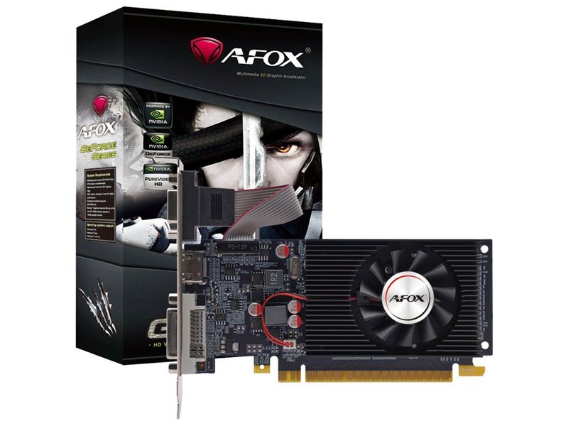 Видеокарта Afox GT610 2GB DDR3 64bit VGA DVI HDMI 1FAN LP RTL