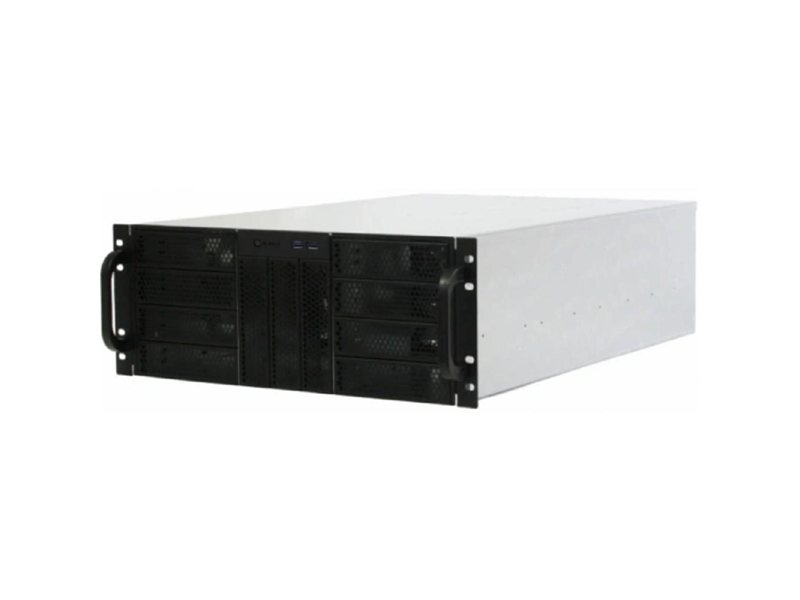 Procase RE411-D11H0-F3E-65-F (Корпус 4U server case,11x5.25+0HDD,черный,без блока питания,глубина 650мм,MB EATX 12"x13", панель вентиляторов 3*120x38 PWM + 2*80x25 PWM)