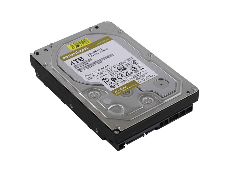 Жесткий диск/ HDD WD SATA3 4Tb Gold 7200 256mb  1 year warranty