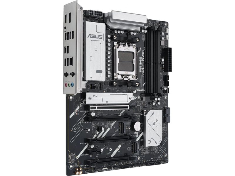 Материнская плата ASUS PRIME B840-PLUS WIFI, AM5, B840, 4*DDR5, 4*SATA, 3*M.2, 3*USB 3.2, 4*USB 2.0, Type-C, 5*PCIx16, 1*PCIx1, DP+HDMI, ATX; 90MB1IZ0-M0EAY0