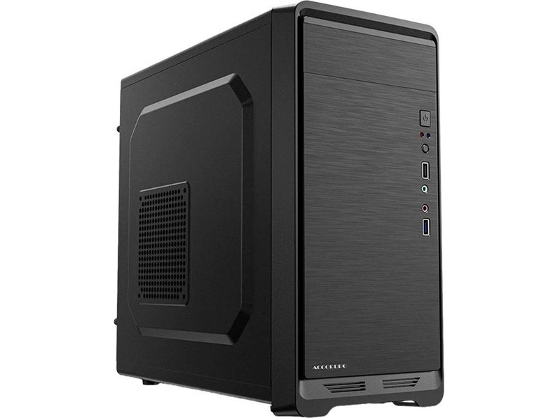Корпус Accord ACC-811 черный без БП mATX 1x80mm 3x120mm 1xUSB2.0 1xUSB3.0 audio bott PSU