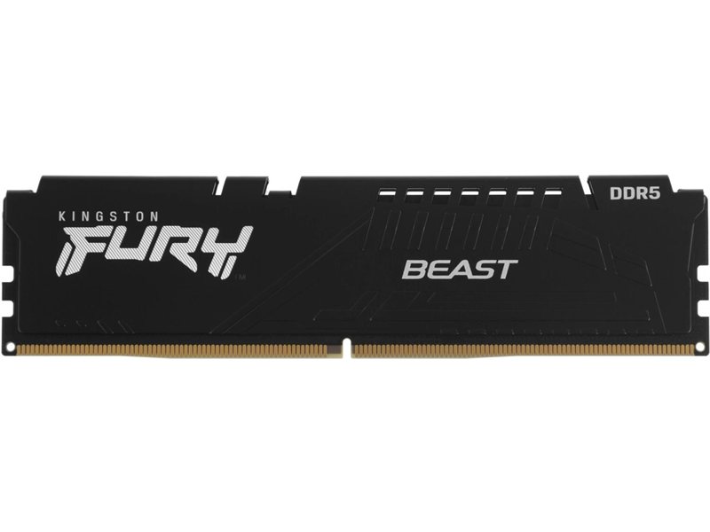 Память DDR5 16GB 6000MHz Kingston KF560C30BBE-16 Fury Beast Black Expo RTL Gaming PC5-48000 CL30 DIMM UDIMM 288-pin 1.4В kit single rank с радиатором Ret