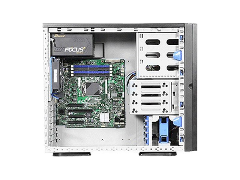 Корпус Chenbro SR20966H04*14649 Chassis. w/o HDD Cage, USB3.0, Rackable,1x SR20966 Front Bezel, Silver/Black,1x 120mm Fan, PWM, T25, Two Ball Bearing, L650mm, 2600RPM with finger guard, Rear(AVC),1x 120mm Fan Holder, Blue,1x Metal Key Lock (on rear panel)