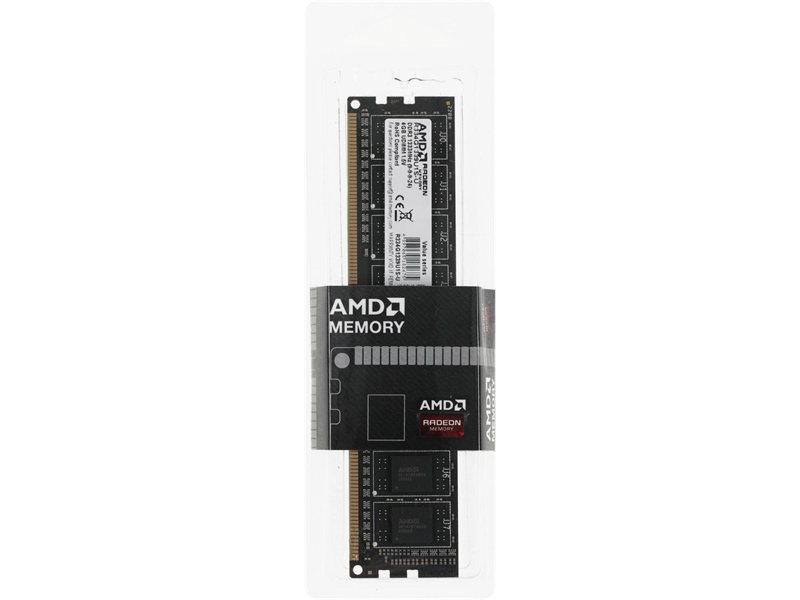Память DDR3 4Gb 1333MHz AMD R334G1339U1S-U R3 Value RTL PC3-10600 CL9 DIMM 240-pin 1.5В Ret