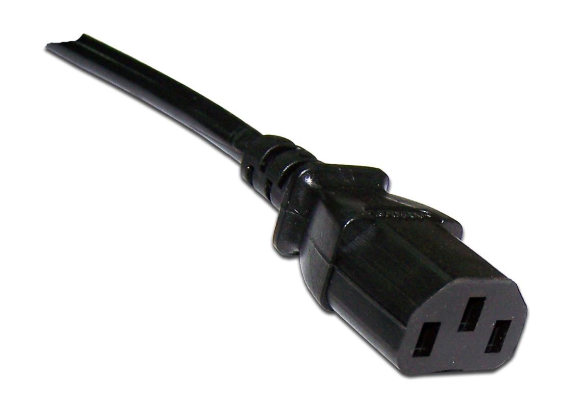 Шнур питания Lanmaster LAN-PP13/SHA-2.0-BK C13-Schuko проводник.:3x0.75мм2 2м 220В 10А черный