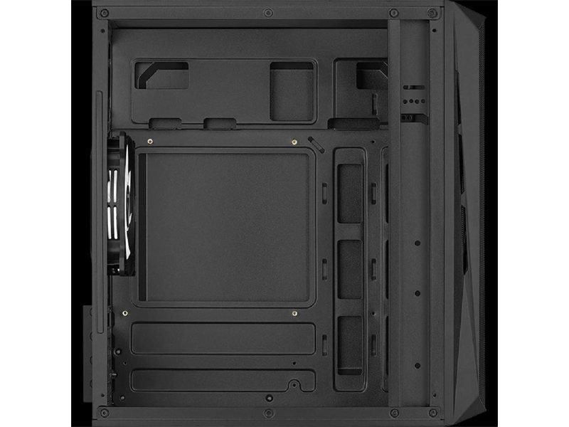Formula CS-107 Black (mATX, без БП, Window, USB3.0 x1, USB2.0 x1, 12cm black fan x 1)