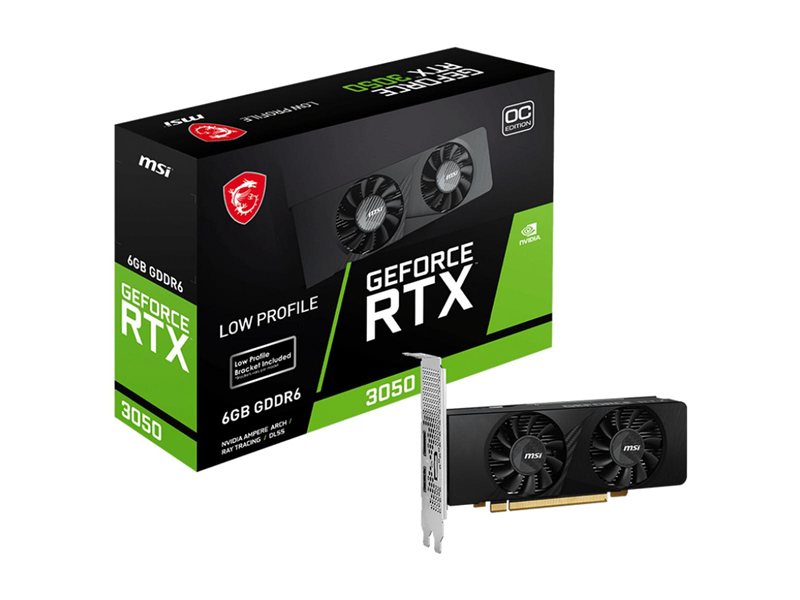 Видеокарта MSI NVIDIA GeForce RTX 3050 6 ГБ