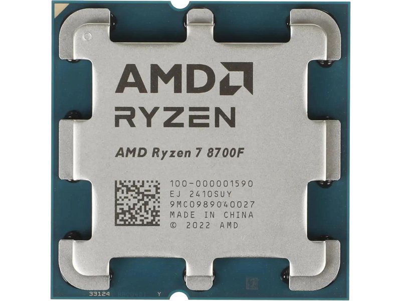 Процессор/ CPU AM5 AMD Ryzen 7 8700F (Phoenix, 8C/16T, 4.1/5.0GHz, 16MB, 65W) OEM
