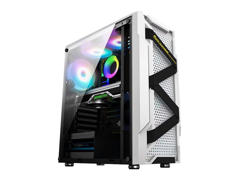 Корпус ALSEYE Корпус ALSEYE Warrior-W Mini-ITX/Micro ATX/ATX, USB2.0*2+HD Audio+USB3.0*1, «H.D.D.(3.5»)*2pcs+S.S.D(2.5»)*2pcs, 354*185*413mm»