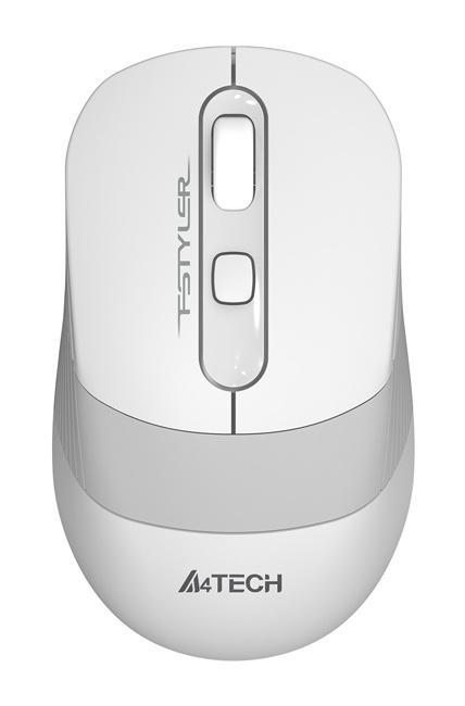 Клавиатура + мышь A4Tech Fstyler FG1010 клав:белый/серый мышь:белый/серый USB беспроводная Multimedia (FG1010 WHITE)