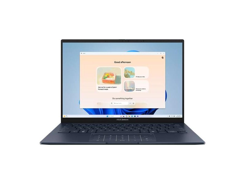 Ноутбук ASUS Zenbook 14 UX3405CA-ST786X Intel Core Ultra 9 285H/LPDDR5X 32GB/1TB M.2 NVMe PCIe 4.0 SSD/Intel Arc Graphics/14" 3K (2880x1800) OLED 16:10, WiFi 7+BT 5.4/Win11 Pro/1.20 kg /Ponder Blue