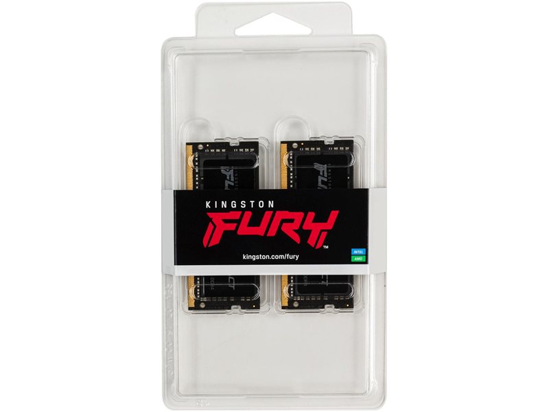 Память оперативная/ Kingston 64GB 3200MT/s DDR4 CL20 SODIMM (Kit of 2) FURY Impact