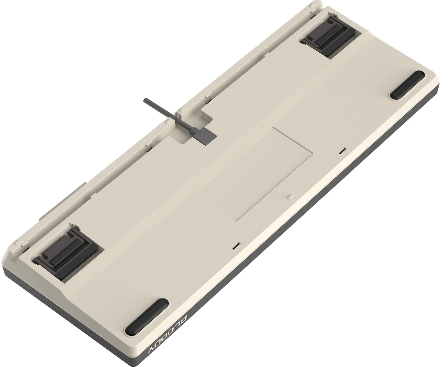Клавиатура A4Tech S87 Pixels механическая серый/белый USB for gamer LED кабель 1.8м