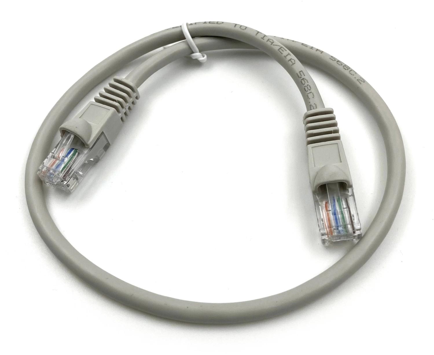 Патч-корд Buro UTP-5E-0,5M-G-LSZH UTP cat.5E 0.5м серый RJ-45 (m)-RJ-45 (m)