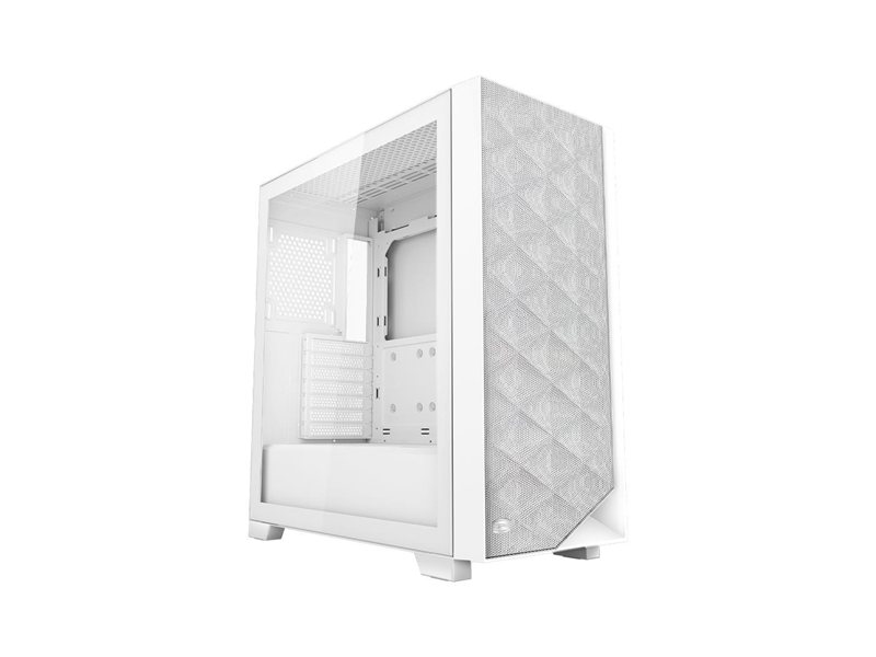 Корпус без блока питания/ Case PCCooler C3D510 WH, Midi-Tower, TG, Mesh, no fans, 2xUSB-A 3.0, E-ATX, ATX, mATX, mITX White
