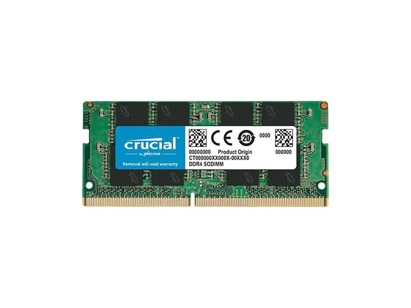 Модуль памяти Crucial 8GB DDR4 3200 SO DIMM Classic Laptop Memory Non-ECC, CL22, 1.2V, SRx8 Tray