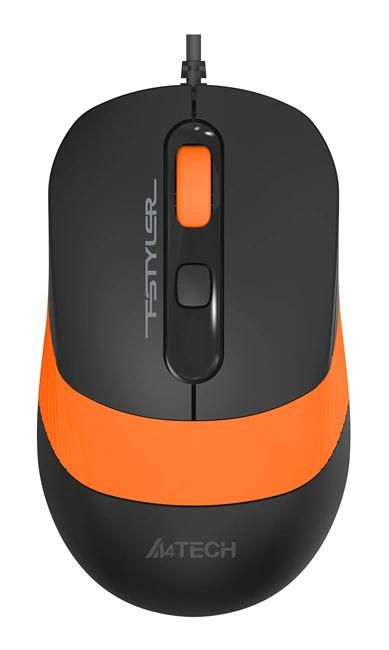 Клавиатура + мышь A4Tech Fstyler F1010 клав:черный/оранжевый мышь:черный/оранжевый USB Multimedia (F1010 ORANGE)