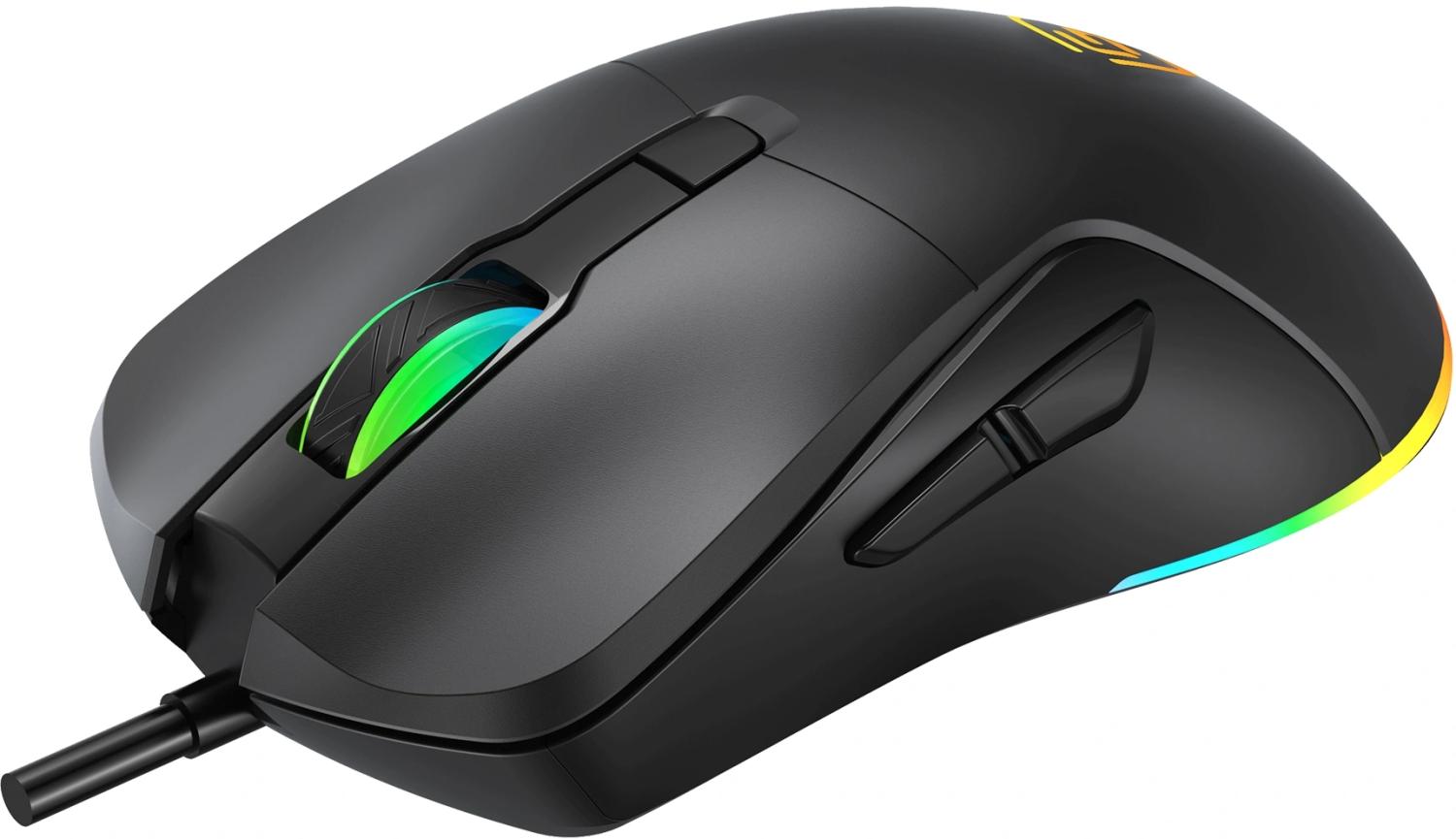 Мышь Оклик 750G черный оптическая 7200dpi USB 5but (1796789)