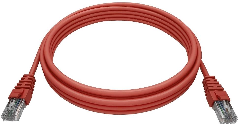 Патч-корд NTSS NTSS-PC-UTP-RJ45-5e-0.15-LSZH-RD UTP RJ-45 вил.-вилка RJ-45 кат.5E 0.15м красный LSZH