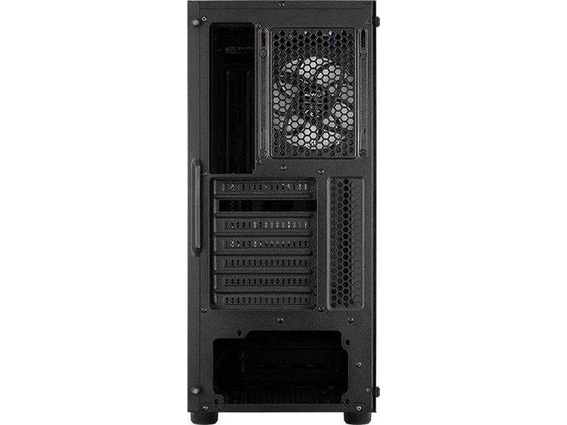 Корпус Aerocool Menace Saturn FRGB-G-BK-v1 черный без БП ATX 7x120mm 2x140mm 2xUSB3.0 audio bott PSU