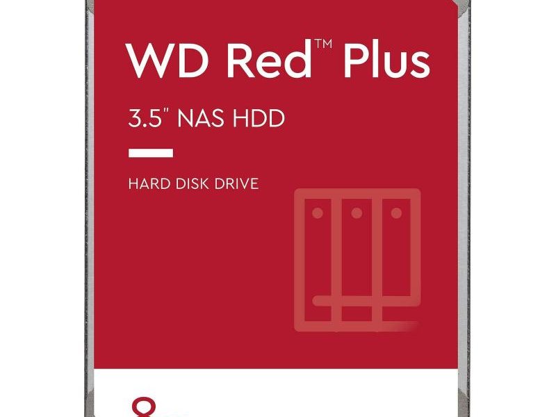 Жесткий диск/ HDD WD SATA3 8TB Red Plus 5640RPM 256MB 1 year warranty