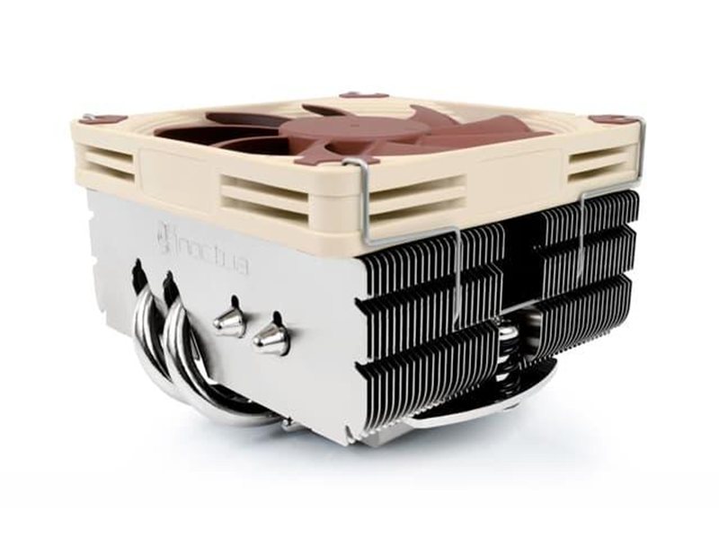 Кулер для процессора/ CPU Cooler Noctua NH-L9x65 (95W, 4-pin PWM, 65mm, Al/Cu, 4x6mm, 1x92x92x14mm, 29.72CFM, 23.6dBA, 2500RPM, S: 1954/1851/1700/115X/1200/AM4/AM5, Beige/Brown)
