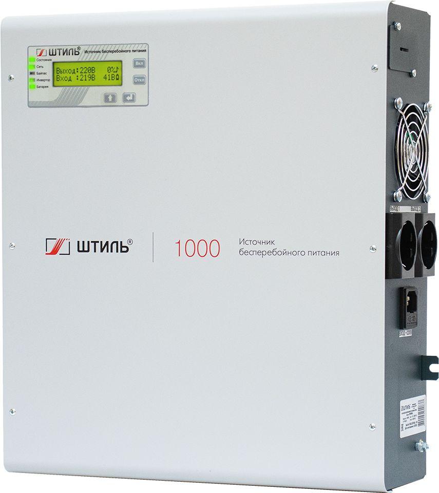 Источник бесперебойного питания Штиль SW1000SL 900Вт 1000ВА серый