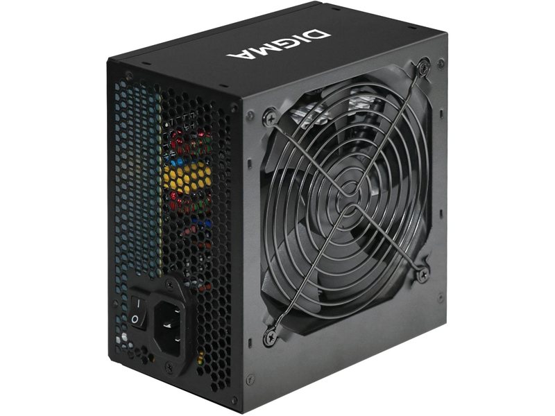 Блок питания Digma ATX 500W DPSU-500W-WH 80 PLUS WHITE (20+4pin) APFC 120mm fan 6xSATA RTL