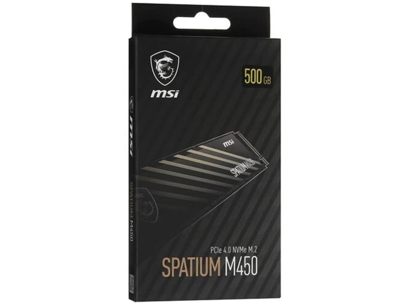 Твердотельный накопитель SSD MSI M.2 2280 500GB SPATIUM M450 V1 S78-440K380-P83