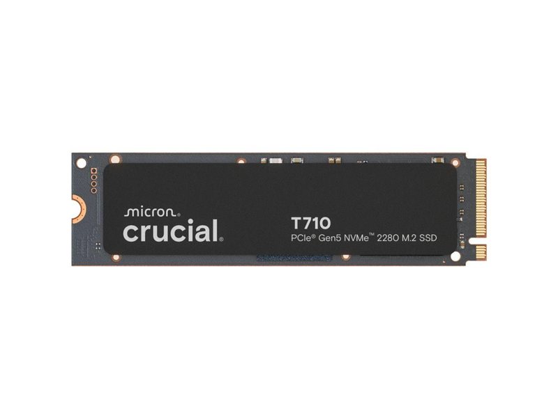 Твердотельный накопитель Crucial T710 2TB PCIe Gen5 NVMe 2280 M.2 SSD CT2000T710SSD8
