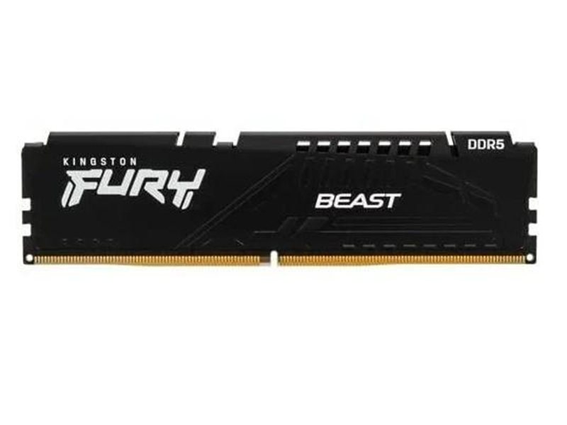 Память DDR5 16GB 5200MHz Kingston KF552C40BB-16 Fury Beast RTL Gaming PC5-41600 CL40 DIMM UDIMM 288-pin 1.25В single rank с радиатором Ret