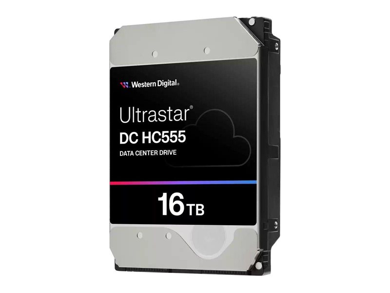 Жесткий диск серверный Western Digital 3.5" 16TB Ultrastar DC HC555 WUH722016CL5204 SAS 12Gb/s, 7200rpm, 512MB, 512e, 0B47745