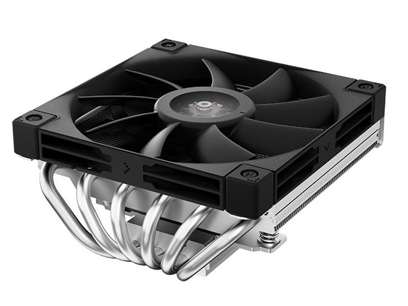 Cooler Deepcool AN600 LGA1700/1200/115X/AM5/AM4 низкопрофильный 67mm TDP 180W, PWM, черный RET
