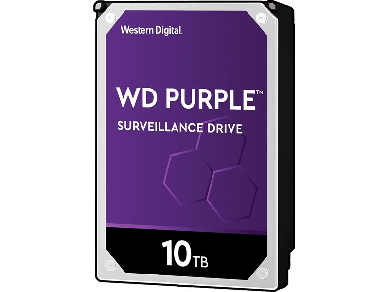 Жесткий диск/ HDD WD SATA3 10Tb Purple 7200 256Mb 1 year warranty