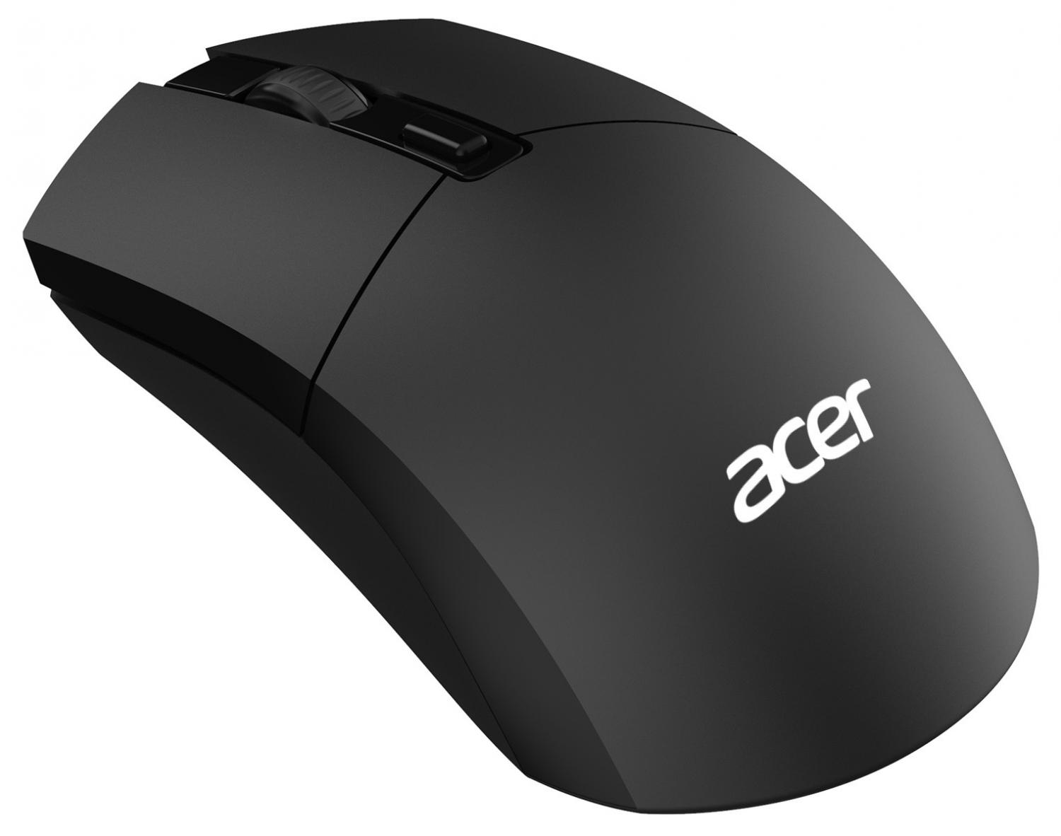 Клавиатура + мышь Acer OKR120 клав:черный мышь:черный USB беспроводная Multimedia (ZL.KBDEE.007)