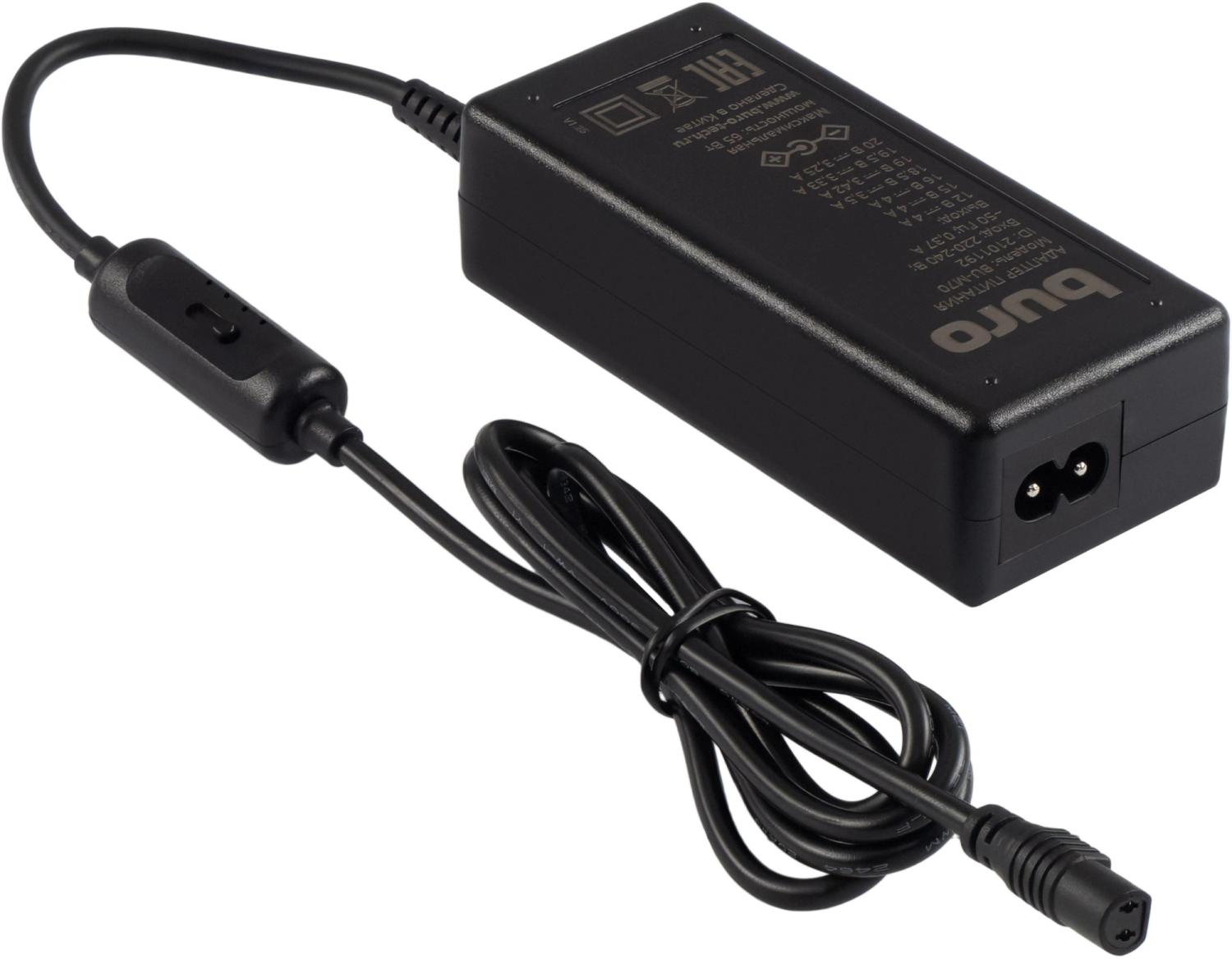Блок питания Buro BU-M70 ручной 65W 12V-20V 10-коннект. 4A от бытовой электросети