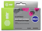Картридж струйный Cactus CS-EPT0923 T0923 пурпурный (6.6мл) для Epson Stylus C91/CX4300/T26/T27/TX106/TX109/TX117/TX119 с чипом