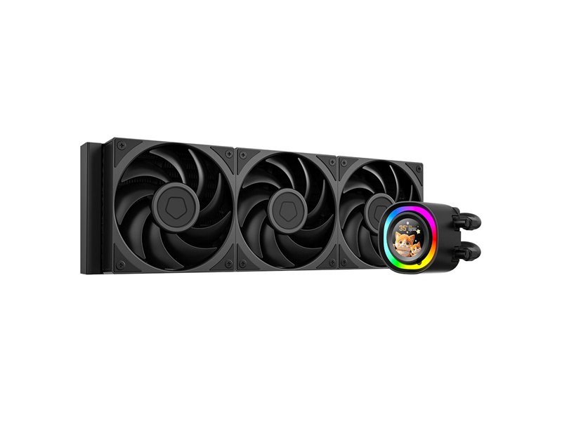 Вентилятор Cooler ID-Cooling FX360 LCD PE BLACK LCD SCREEN 350W/ all Intel/AMD/ no LED fan