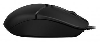 Мышь A4Tech Fstyler FM12 черный оптическая 1200dpi USB 3but (FM12 BLACK)