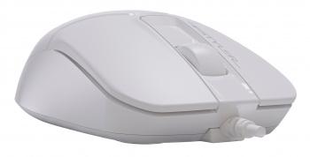 Мышь A4Tech Fstyler FM12S белый оптическая 1200dpi silent USB 3but (FM12S WHITE)