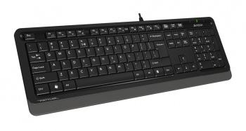 Клавиатура A4Tech FK10 черный/серый USB (FK10 GREY) кабель 1.5м