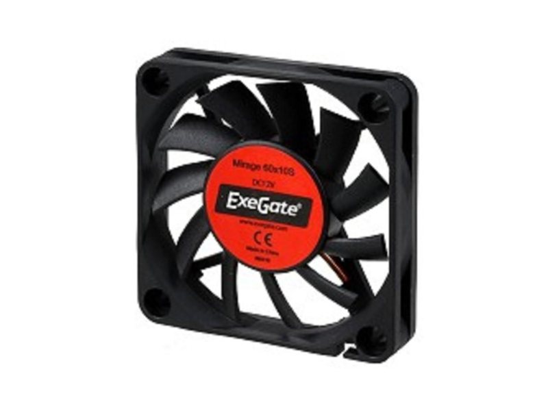 Exegate EX253944RUS Вентилятор ExeGate Mirage-S 60x60x10 подшипник скольжения, 3500 RPM, 26dB, 3pin
