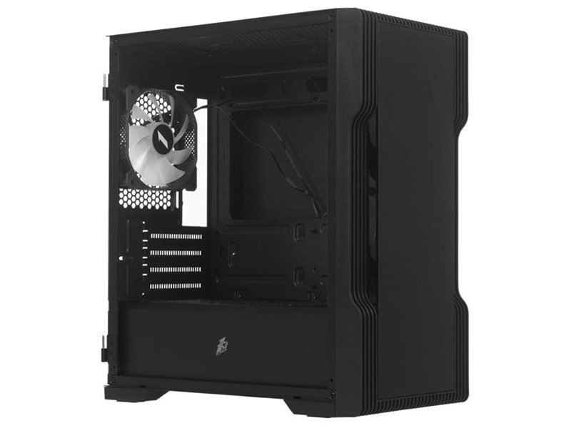 корпус 1STPLAYER TRILOBITE T3-G ARGB Black / mATX / 4x120mm ARGB fans / T3-G-BK-4F7